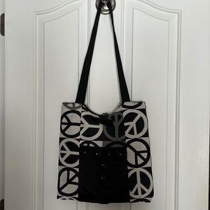 Black and white Bag
